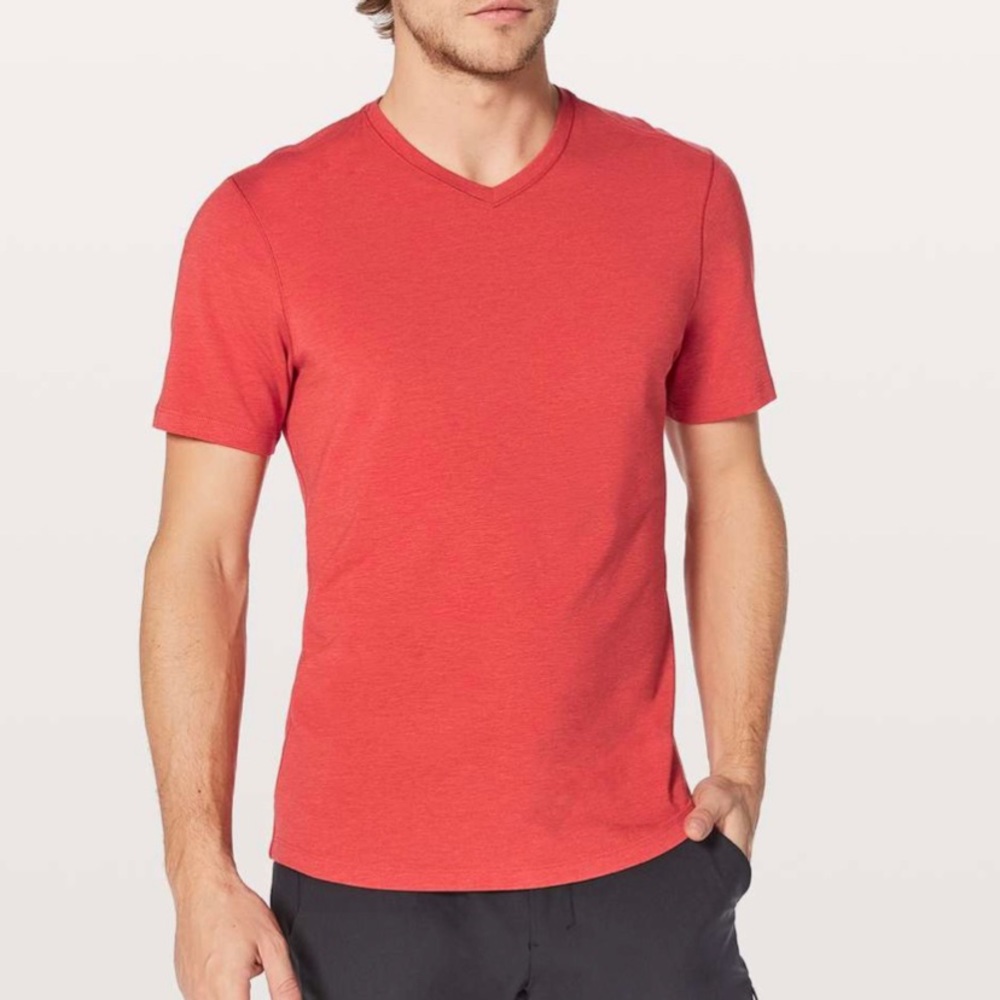 Lululemon 5 Year Basic V | LG | Red